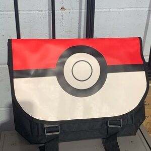 Pokemon Red and White Pokemon Bag